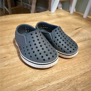 Native Kids Slip-On Shoes - Dark Gray